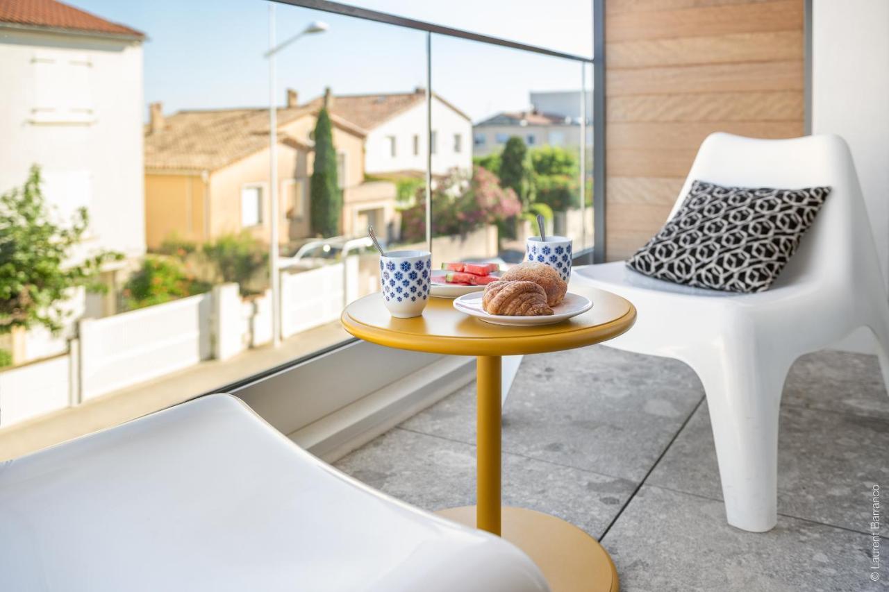 South-Of-France T2 Neuf Haut De Gamme, Climatise, Parking Gratuit, 2Eme Ligne Balcon 3 Carnon-Plage Exteriör bild