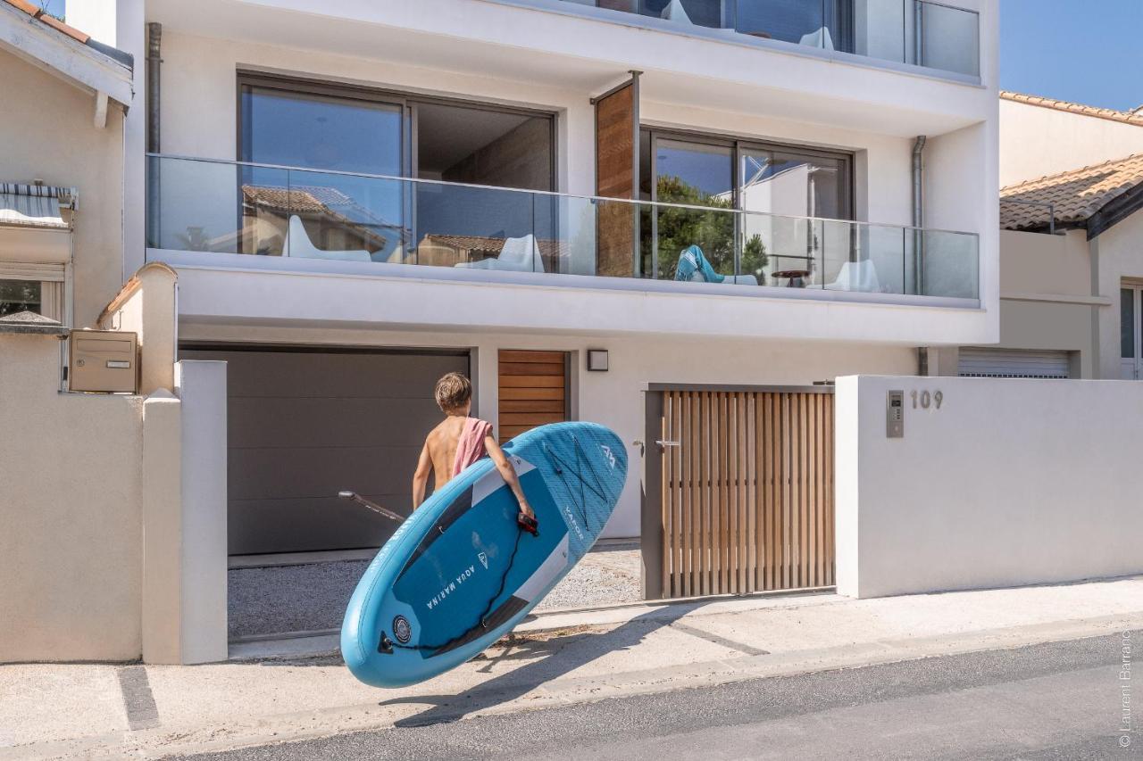 South-Of-France T2 Neuf Haut De Gamme, Climatise, Parking Gratuit, 2Eme Ligne Balcon 3 Carnon-Plage Exteriör bild